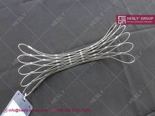Filet de sécurité périmétrique pour héliport en acier inoxydable | câble de 3,0 mm | maille de 50x50 mm | maille à virole - HeslyFence fournisseur