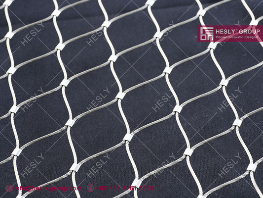 Filet de sécurité pour héliport en acier inoxydable AISI316, diamètre 2,4 mm, maille 90x90 mm fournisseur