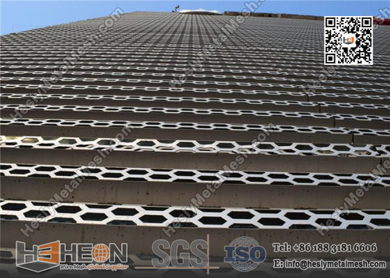Façades de mailles métalliques perforées fournisseur