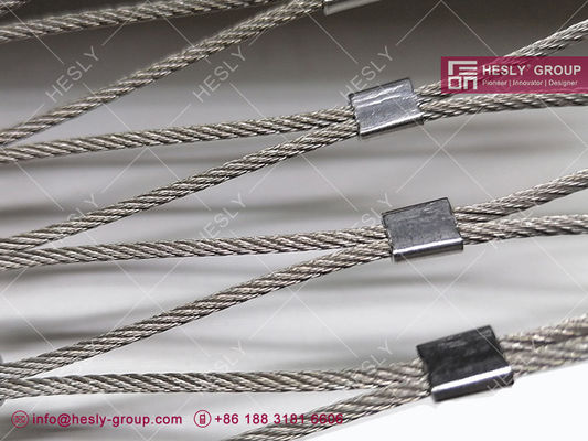 SS316 / SS304 Maillage de câble en acier inoxydable. fournisseur
