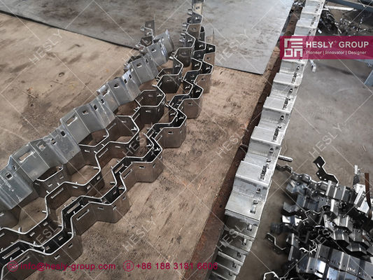 Tuyaux hexagonales, en acier inoxydable 310S, 2 "de profondeur, 14 ga, 2" trou hexagonal, usine HESLY Chine fournisseur