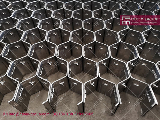 310S Hexmesh pour le revêtement des biscuits pour chats 50 mm de profondeur, 14 ga d'épaisseur, 2 " trou hexagonal fournisseur