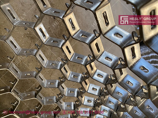 3/4" de profondeur, 16ga épaisseur, 1-7/8" trou hexagonal, 410S acier inoxydable Hexmetal - HESLY Chine Ventes d'usine fournisseur