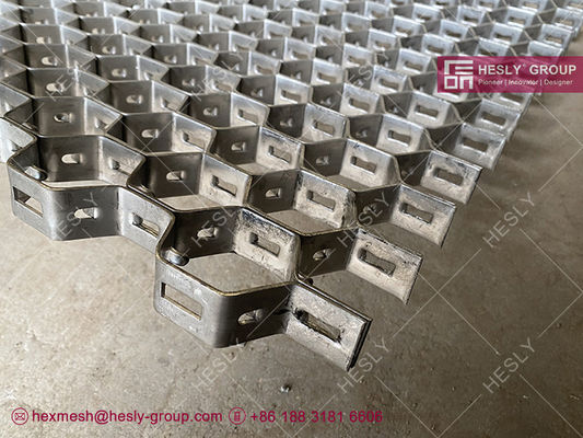 3/4" de profondeur, 16ga épaisseur, 1-7/8" trou hexagonal, 410S acier inoxydable Hexmetal - HESLY Chine Ventes d'usine fournisseur