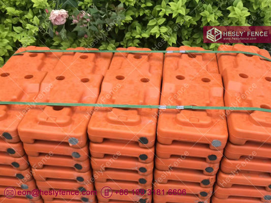 Pieds de clôture temporaire par soufflage (type combiné) | Fournisseur chinois de pieds en plastique fournisseur