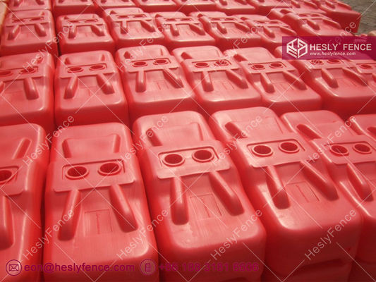 Couleur orange MOULE MOULE en plastique Pieds de clôture temporaires. fournisseur