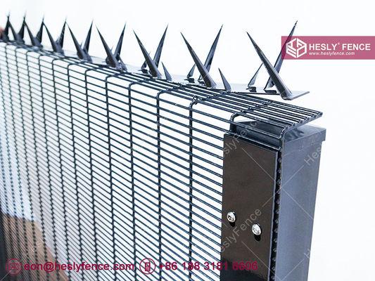 358 Grillage de haute sécurité | Anti-escalade | Anti-coupure | Revêtement en poudre noir | fil de 4,0 mm | Hesly Fence - Chine fournisseur