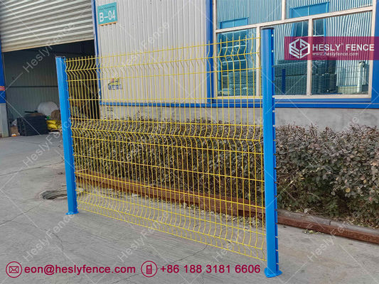 Grillage soudé 3D | Hauteur 1,8 m | Largeur 3,0 m | Poteau en acier SHS 60 mm | Revêtement en poudre | HeslyFence-Chine fournisseur