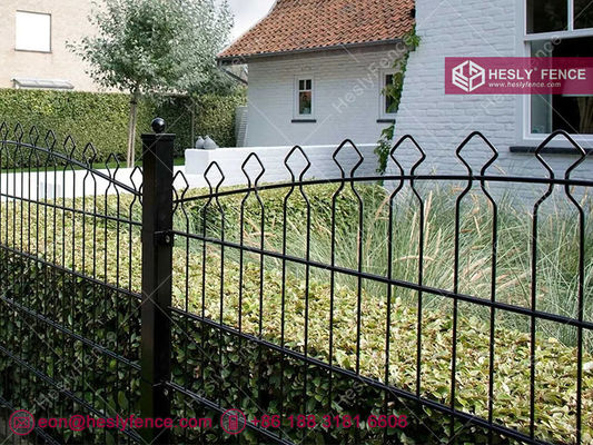 HESLY 868 Double Wire Garden Fencing | Panneau de grillage à double fil | Hauteur 1,5 m x Largeur 2,5 m | Poteau en acier SHS | HeslyFence fournisseur