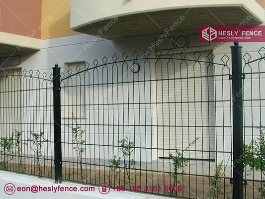 HESLY 868 Double Wire Garden Fencing | Panneau de grillage à double fil | Hauteur 1,5 m x Largeur 2,5 m | Poteau en acier SHS | HeslyFence fournisseur