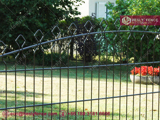 HESLY 868 Double Wire Garden Fencing | Panneau de grillage à double fil | Hauteur 1,5 m x Largeur 2,5 m | Poteau en acier SHS | HeslyFence fournisseur