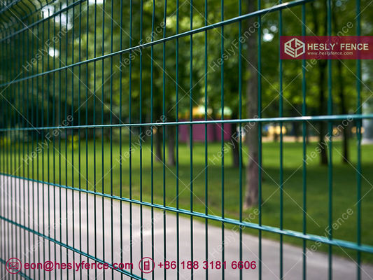 656 Double Grillage Rigide | 6.0mm×2 fils horizontaux | 5.0mm fil d'acier vertical | maille 50X200mm | hauteur 1.5m Hesly fournisseur