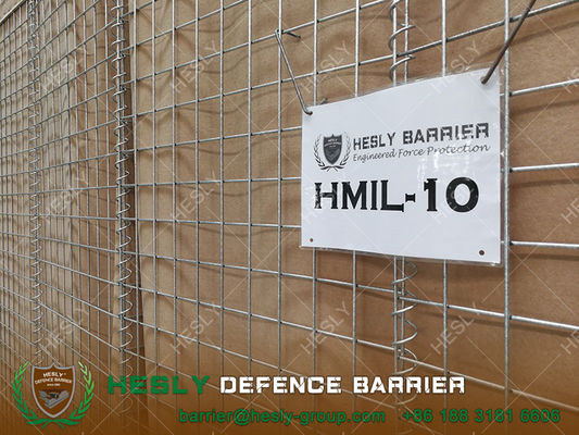 Barrière défensive militaire HESLY | hauteur 2,21m | largeur 1,52m | épaisseur du fil 5,0mm | Vente d'usine HESLY Chine fournisseur