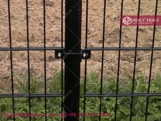 656 Double Wire Mesh Fencing | Clôture de sport | fil horizontal double de 6,0 mm | Panneau de grillage rigide | Revêtement en poudre fournisseur