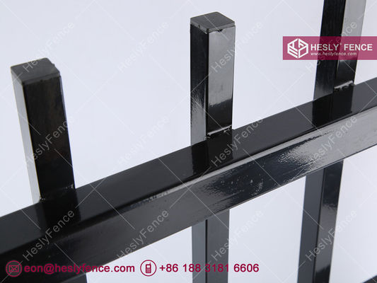 1800X2400mm Garrison Clôture tubulaire en métal à vendre | Clôture à piquets en acier de Chine fournisseur