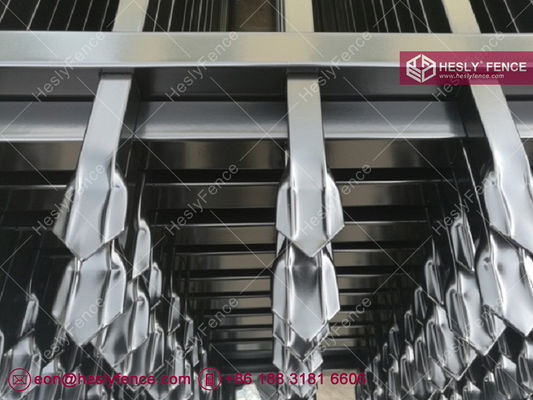 1800X2400mm Garrison Clôture tubulaire en métal à vendre | Clôture à piquets en acier de Chine fournisseur