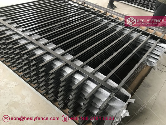 1800X2400mm Garrison Clôture tubulaire en métal à vendre | Clôture à piquets en acier de Chine fournisseur