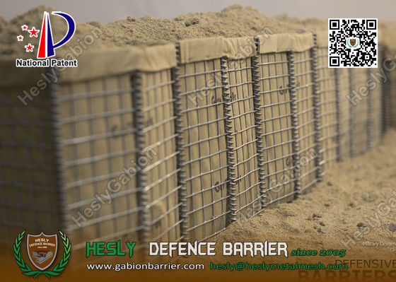 HESLY Barrière défensive militaire en gabions de 1m de haut | Vente d'usine de barrières de sable en Chine fournisseur