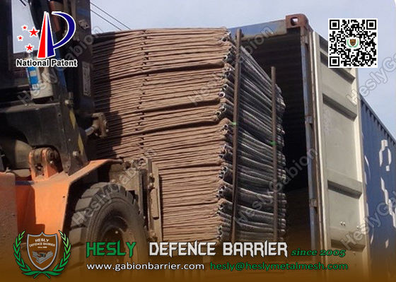 HESLY Barrière défensive militaire en gabions de 1m de haut | Vente d'usine de barrières de sable en Chine fournisseur