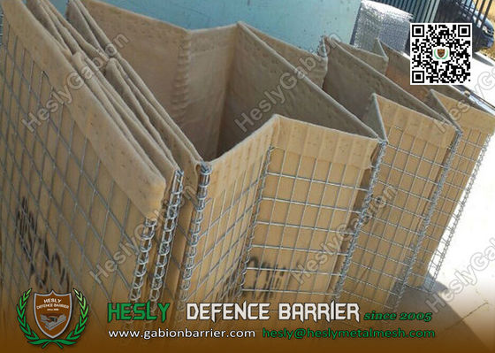 HESLY Barrière défensive militaire en gabions de 1m de haut | Vente d'usine de barrières de sable en Chine fournisseur