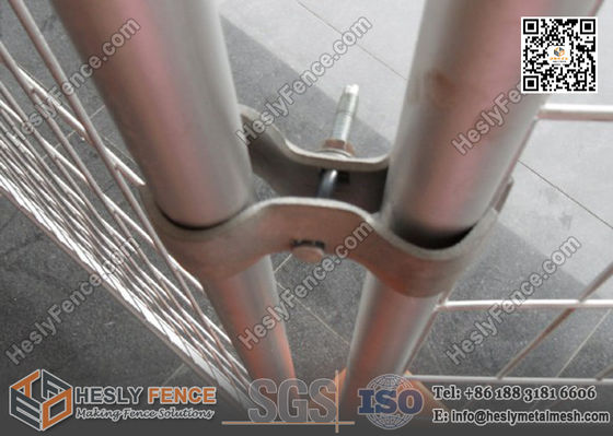 2m de hauteur x 2,5m de largeur Événement temporaire Clôture AS4687-2007 Standard (fournisseur chinois) fournisseur