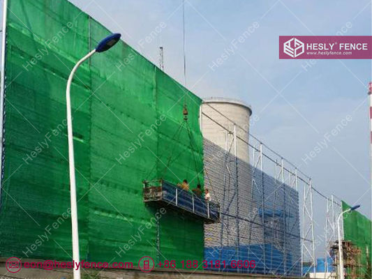 Barrière de vent en tissu HDPE pour la suppression de la poussière des centrales thermiques, mur de protection contre le vent Hesly fournisseur