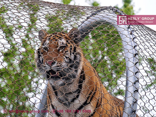 Câble en acier inoxydable 316L pour cage d'animaux de zoo | Usine de grillage pour zoo en Chine fournisseur