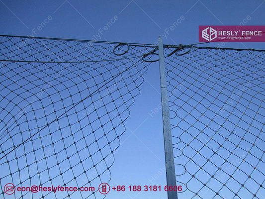 1000KJ, système de protection contre les chutes de roches passives de 3 m de haut, revêtu galvanisé, filet de corde de 4x5 m, vente directe d'usine en Chine fournisseur