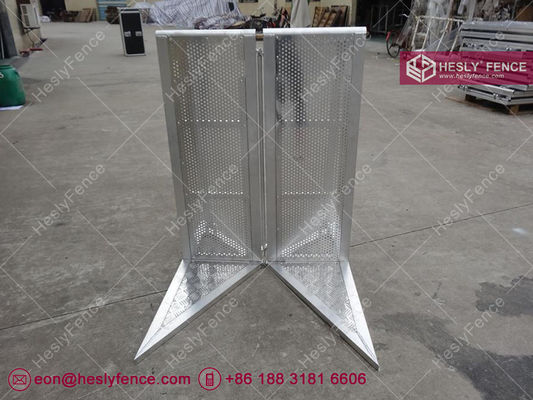 Barrière de scène en aluminium de 1,2 m de haut | Barrière de concert Al | Barrière de scène Mojo fournisseur