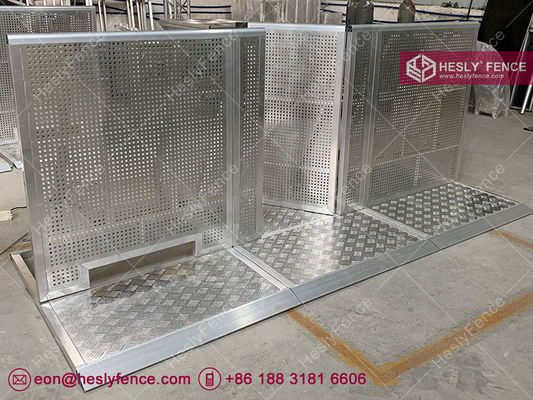Barrière de scène en aluminium de 1,2 m de haut | Barrière de concert Al | Barrière de scène Mojo fournisseur