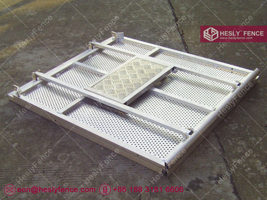 Barrière de scène en aluminium de 1,2 m de haut | Barrière de concert Al | Barrière de scène Mojo fournisseur
