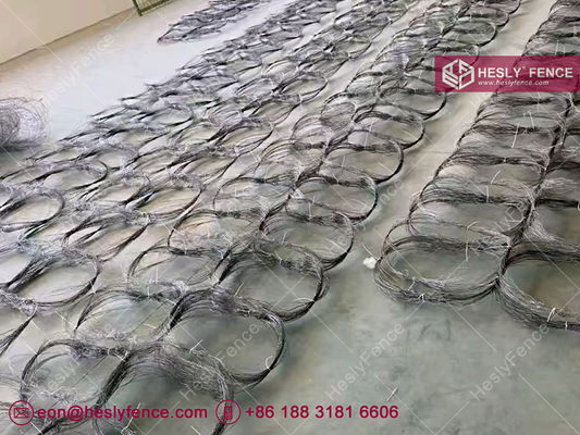 10X5m MZP fil Putanka, 0,5/0,6/0,8/0,9 mm de diamètre du fil, HeslyFence Chine vente de l'usine de fil tangle fournisseur