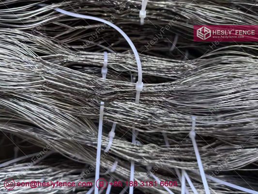 10X10X1.4m MZP Putanka Wire, Obstacle discret, diamètre de fil 0.5/0.5/0.8/0.8mm, HeslyFence Chine fournisseur