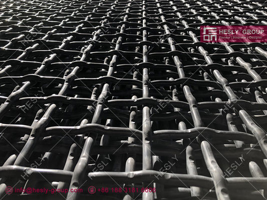 Écran de tamisage minier de 65Mn. Grille métallique en acier au carbone. Grille métallique de 6 mm. Grille métallique de 20 x 20 mm. fournisseur