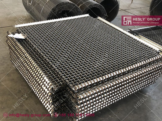 Écran de tamisage minier de 65Mn. Grille métallique en acier au carbone. Grille métallique de 6 mm. Grille métallique de 20 x 20 mm. fournisseur