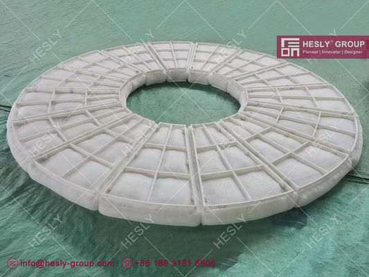 En acier inoxydable 316L Maillage tricoté Demister Pad, O.D2m forme ronde, Ventes d'usine Chine HESLY fournisseur