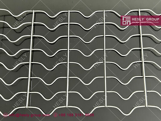Grillage en acier galvanisé renforcé pour pipeline offshore, fil d'acier galvanisé de 2,5 mm, largeur 190,5 mm, 140 m/rouleau, HESLY CHINE fournisseur