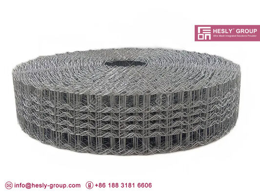 Fil galvanisé en acier galvanisé de 2,7 mm, ouverture de 1" largeur 190,5 mm, 280 m/rouleau, HESLY CHINA fournisseur