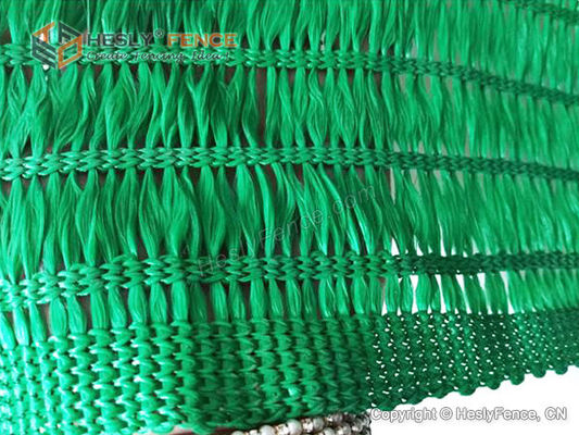 Barrière à vent flexible en polyester, couleur verte, 500 g/m2, Chine Barrière à vent pour le charbon Pour le stockage du charbon fournisseur
