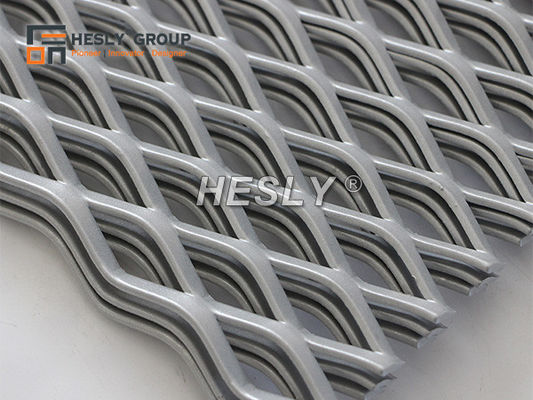 Grille expansée en aluminium pour façade décorative architecturale, pulvérisation de fluorocarbone, fabricant chinois fournisseur