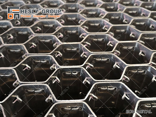 AISI310S 2" profondeur Hex maille métallique pour revêtement réfractaire, trou hexagonal de 50mm, fabricant chinois fournisseur