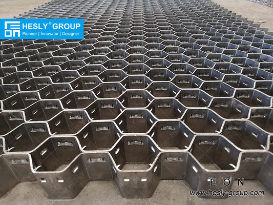 Grille métallique hexagonale en acier inoxydable 310S, épaisseur 50 mm, trou hexagonal 48 mm, 3'X10', fabricant chinois de haute qualité fournisseur
