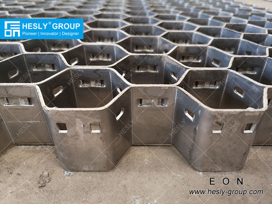 Grille métallique hexagonale en acier inoxydable 310S, épaisseur 50 mm, trou hexagonal 48 mm, 3'X10', fabricant chinois de haute qualité fournisseur