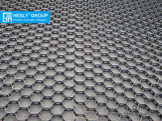 SAE 1020 Hexsteel Mesh pour revêtement réfractaire, trou hexagonal de 2 pouces, FABRICANT en Chine fournisseur