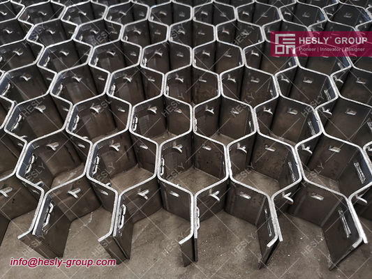 AISI 310S Hexmesh | 1.5×19×50mm | Type à lances décalées | Marque Hesly - Chine fournisseur