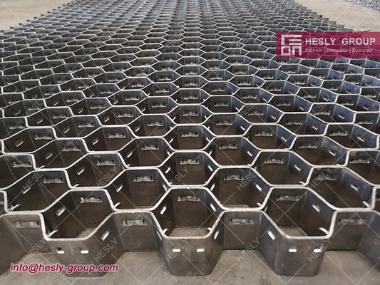 AISI 310S Hexmesh | 1.5×19×50mm | Type à lances décalées | Marque Hesly - Chine fournisseur