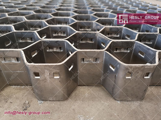 AISI 310S Hexmesh | 1.5×19×50mm | Type à lances décalées | Marque Hesly - Chine fournisseur