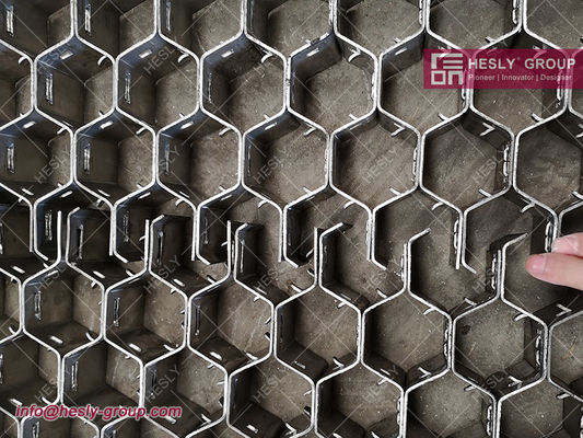 AISI 310S Hexmesh | 1.5×19×50mm | Type à lances décalées | Marque Hesly - Chine fournisseur