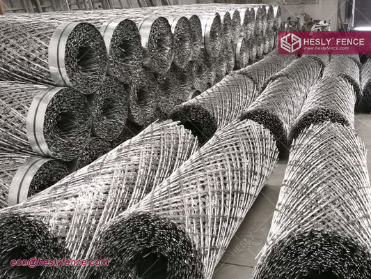 28mm Blade Razor Mesh Clôture 150X300mm Diamant Hole fournisseur