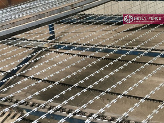 Grille de rasoir soudée en losange | Ouverture 75X150mm | Feuille 1.8mX6.0m fournisseur